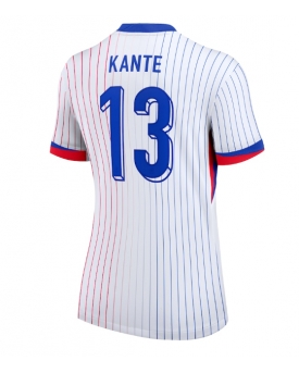 Francia Kante #13 Maglia Gara Trasferta Repliche Europei 2024 Donna